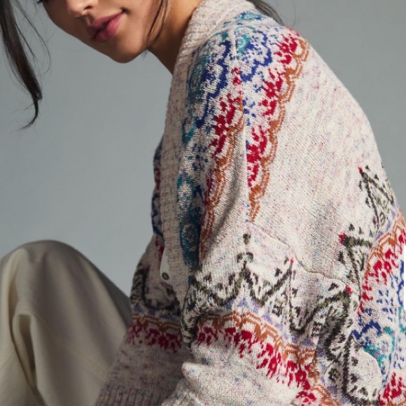 Pilcro Multicolor Patterned Sweater - Picture 2 of 8